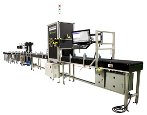 Angled view of the Chameleon Parcel Sorting Machine