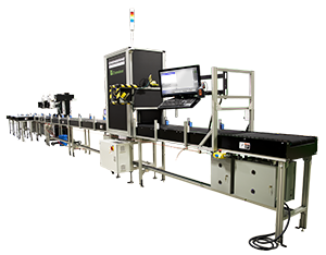 Angled view of the Chameleon Parcel Sorting Machine