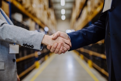 Handshake, Background warehouse