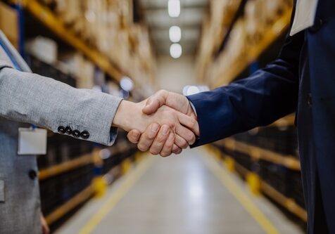 Handshake, Background warehouse